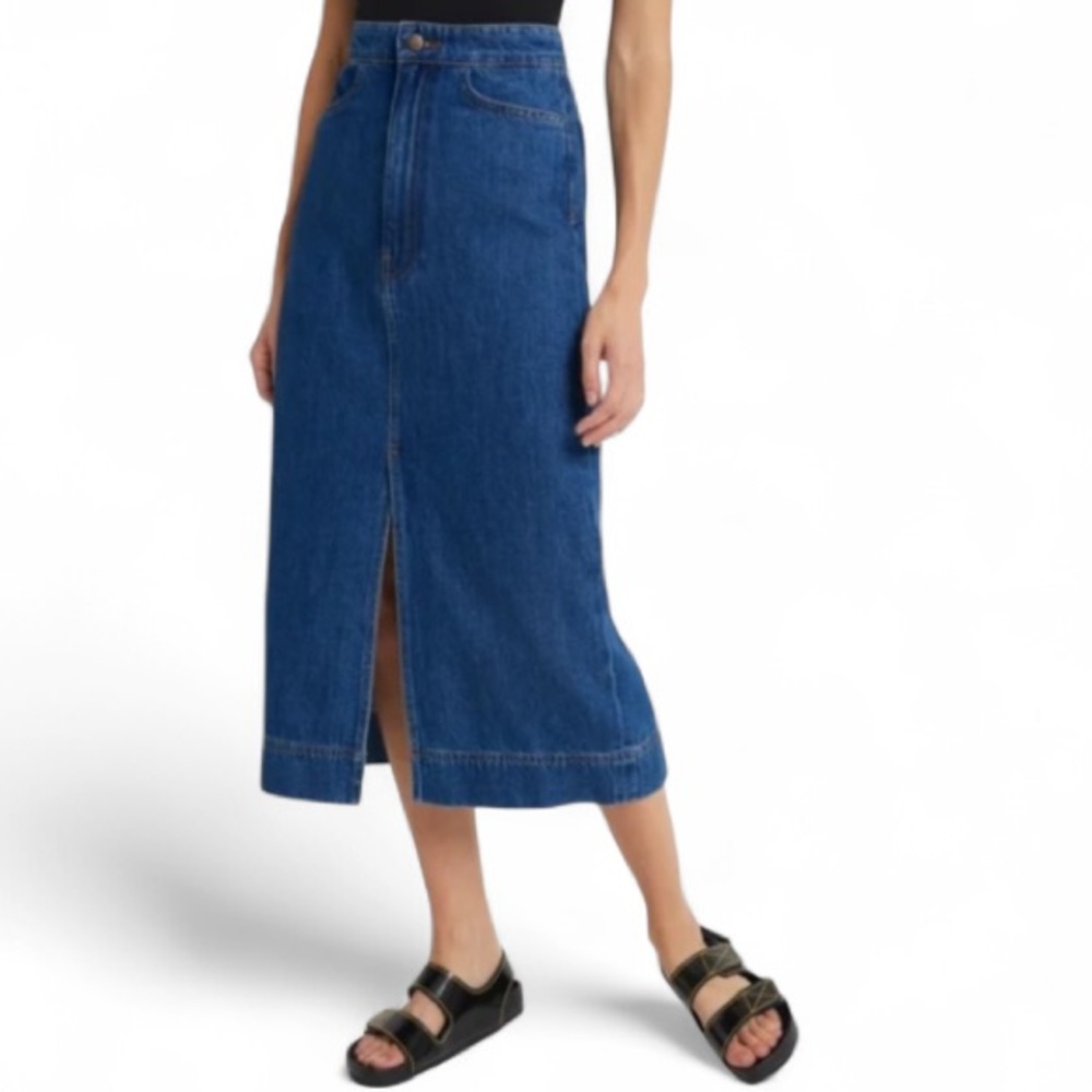 G Label Goop Denim Yu Midi Skirt